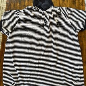 Lacoste Polo - Large - Navy and White.